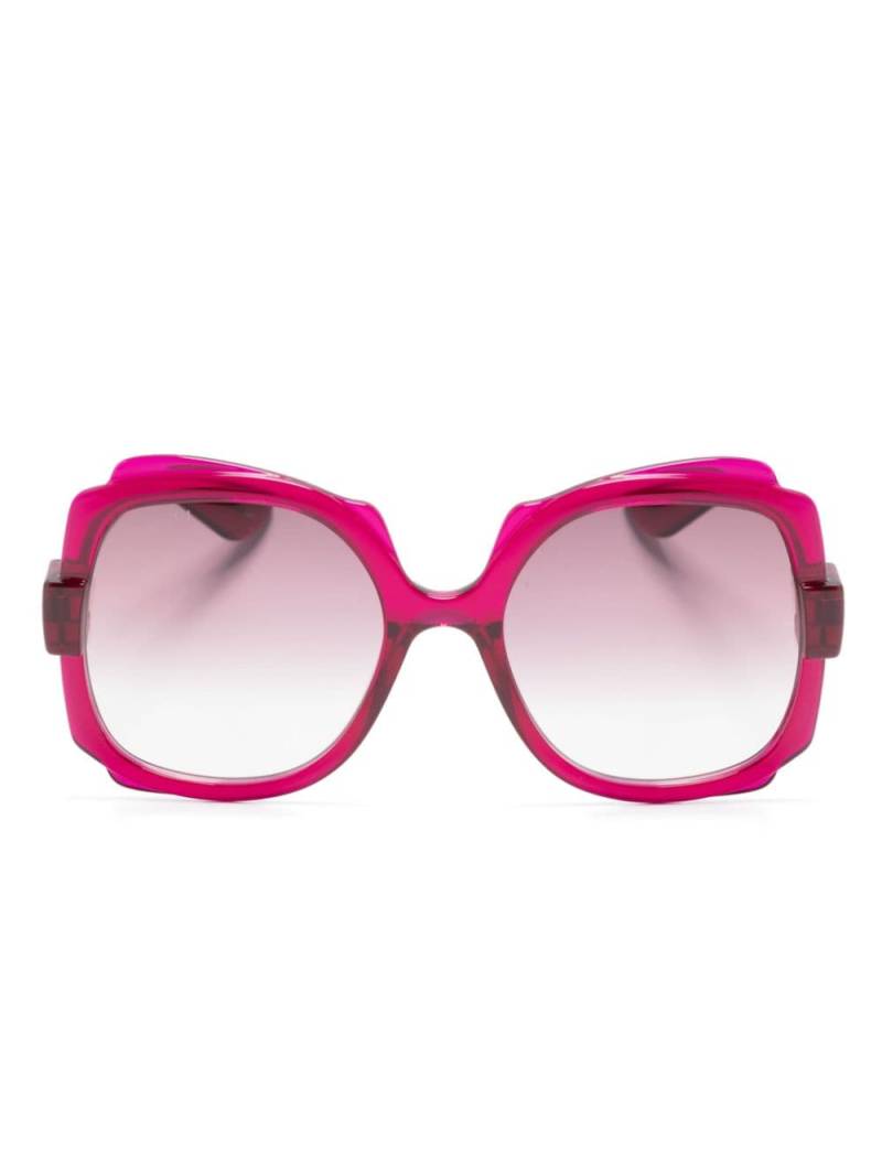 Gucci Eyewear square-frame gradient sunglasses - Purple von Gucci Eyewear