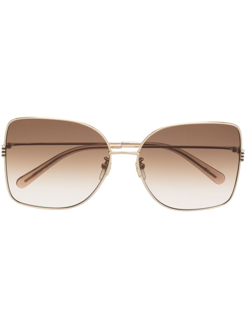 Gucci Eyewear square-frame sunglasses - Gold von Gucci Eyewear