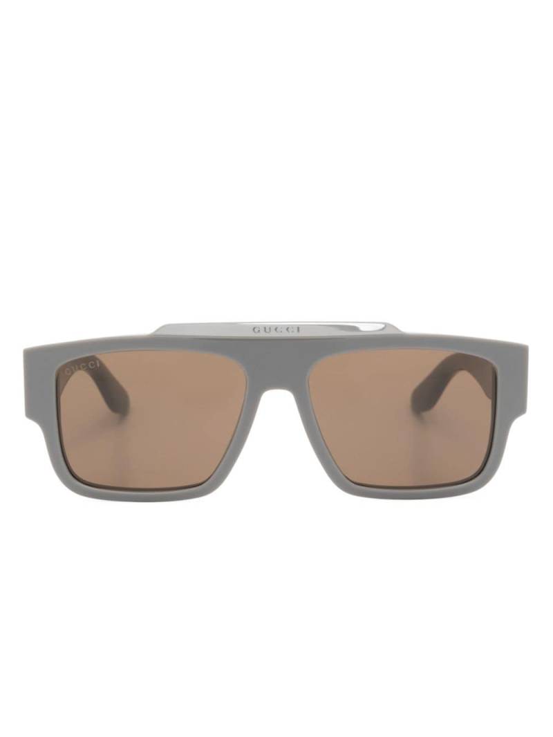 Gucci Eyewear square-frame sunglasses - Grey von Gucci Eyewear