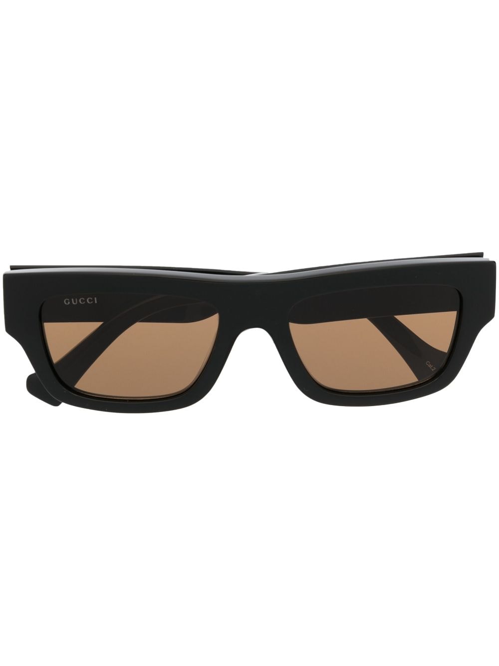 Gucci Eyewear square-frame tinted-lenses sunglasses - Black von Gucci Eyewear