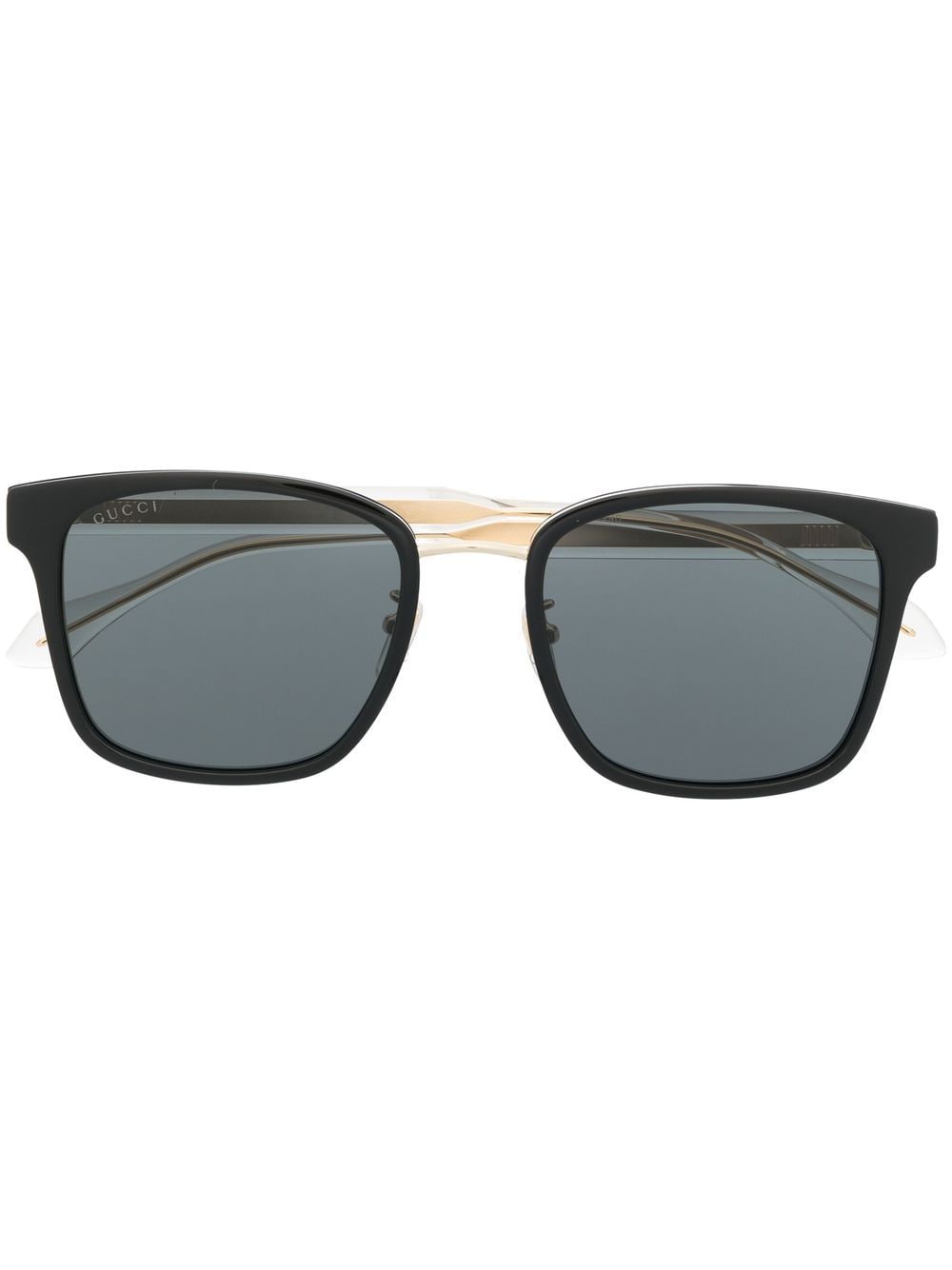 Gucci Eyewear square tinted sunglasses - Black von Gucci Eyewear