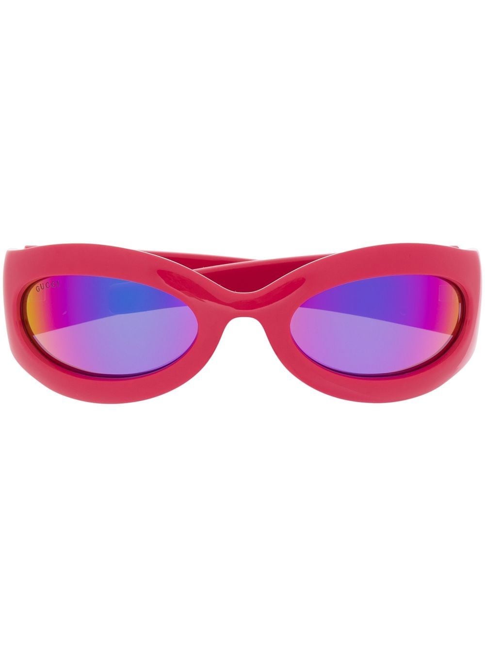 Gucci Eyewear square tinted sunglasses - Pink von Gucci Eyewear