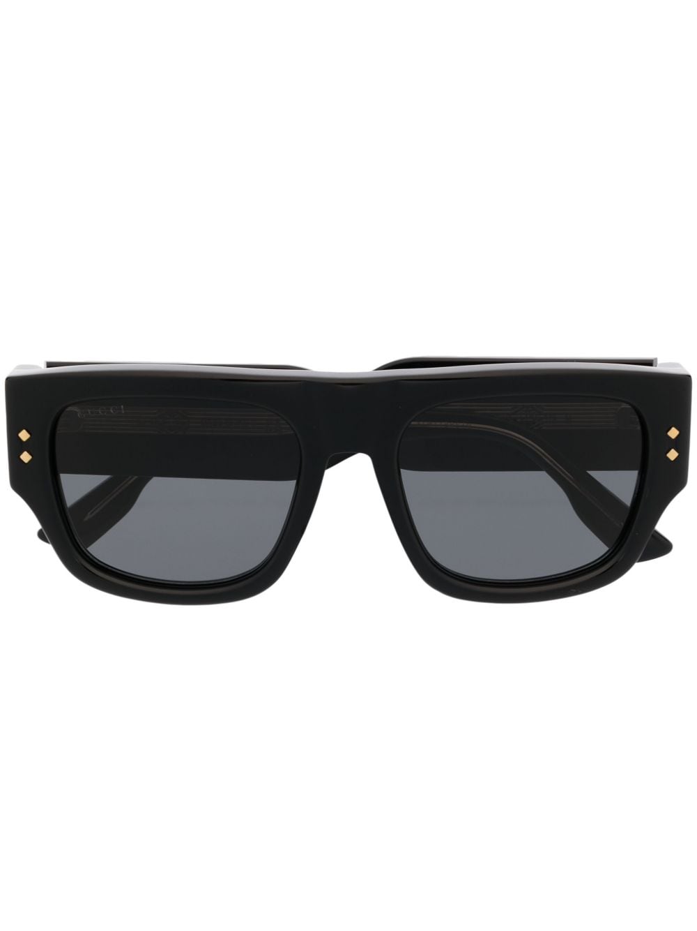 Gucci Eyewear stud square-frame sunglasses - Black von Gucci Eyewear