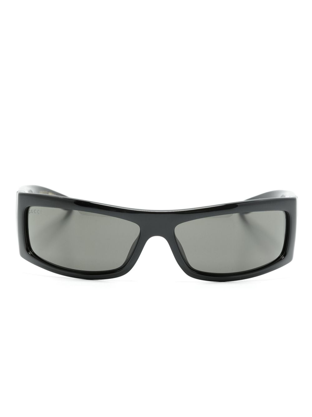 Gucci Eyewear tinted rectangle-frame sunglasses - Black von Gucci Eyewear
