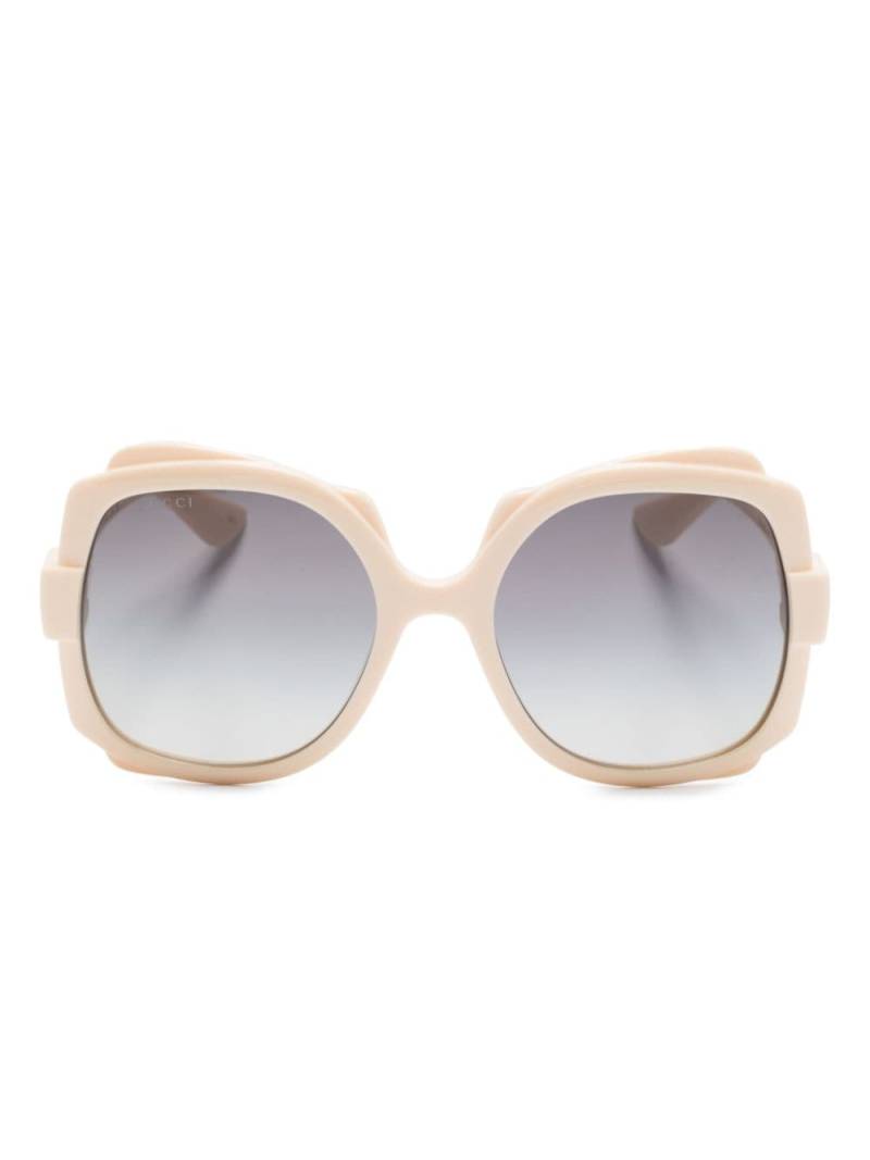 Gucci Eyewear tortoiseshell-effect square-frame sunglasses - Neutrals von Gucci Eyewear