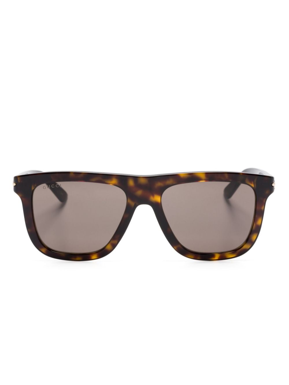 Gucci Eyewear wayfarer-frame sunglasses - Brown von Gucci Eyewear