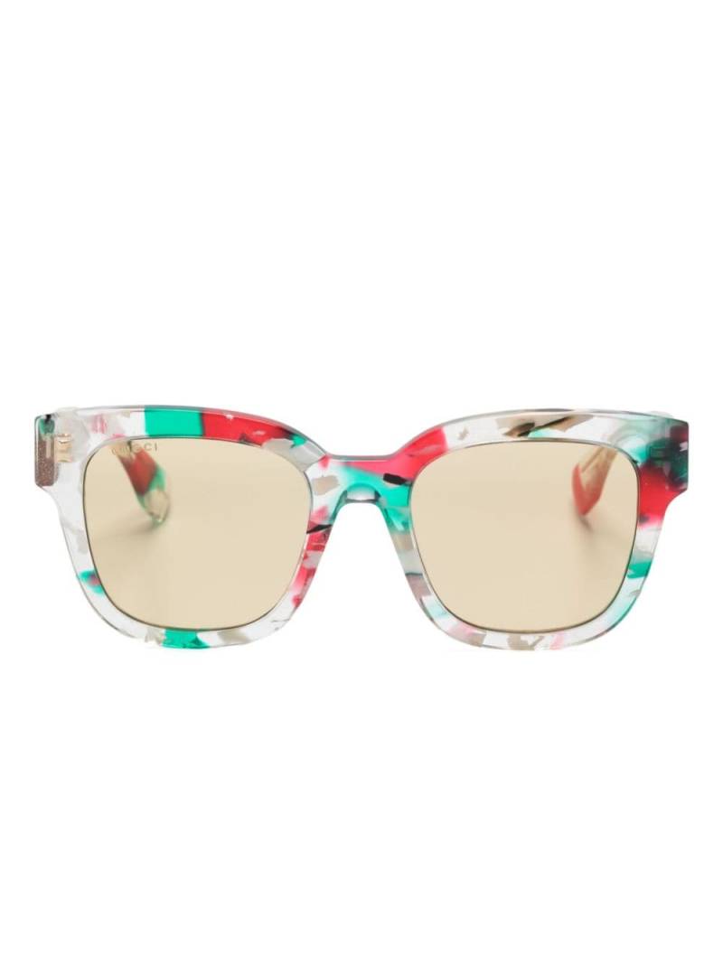 Gucci Eyewear wayfarer-frame sunglasses - Neutrals von Gucci Eyewear