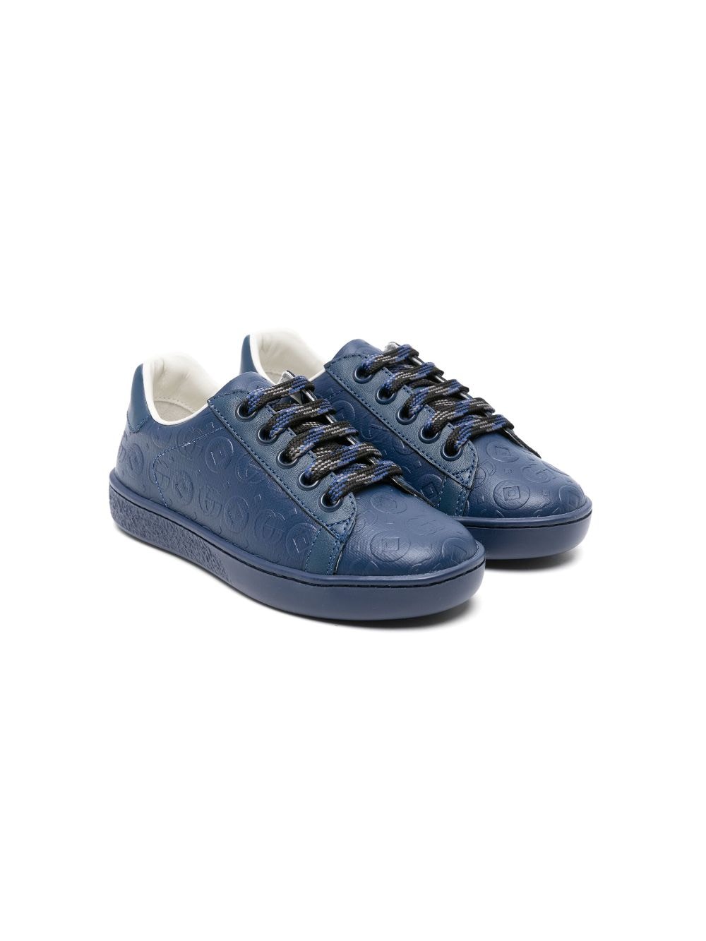 Gucci Kids Ace leather sneakers - Blue von Gucci Kids
