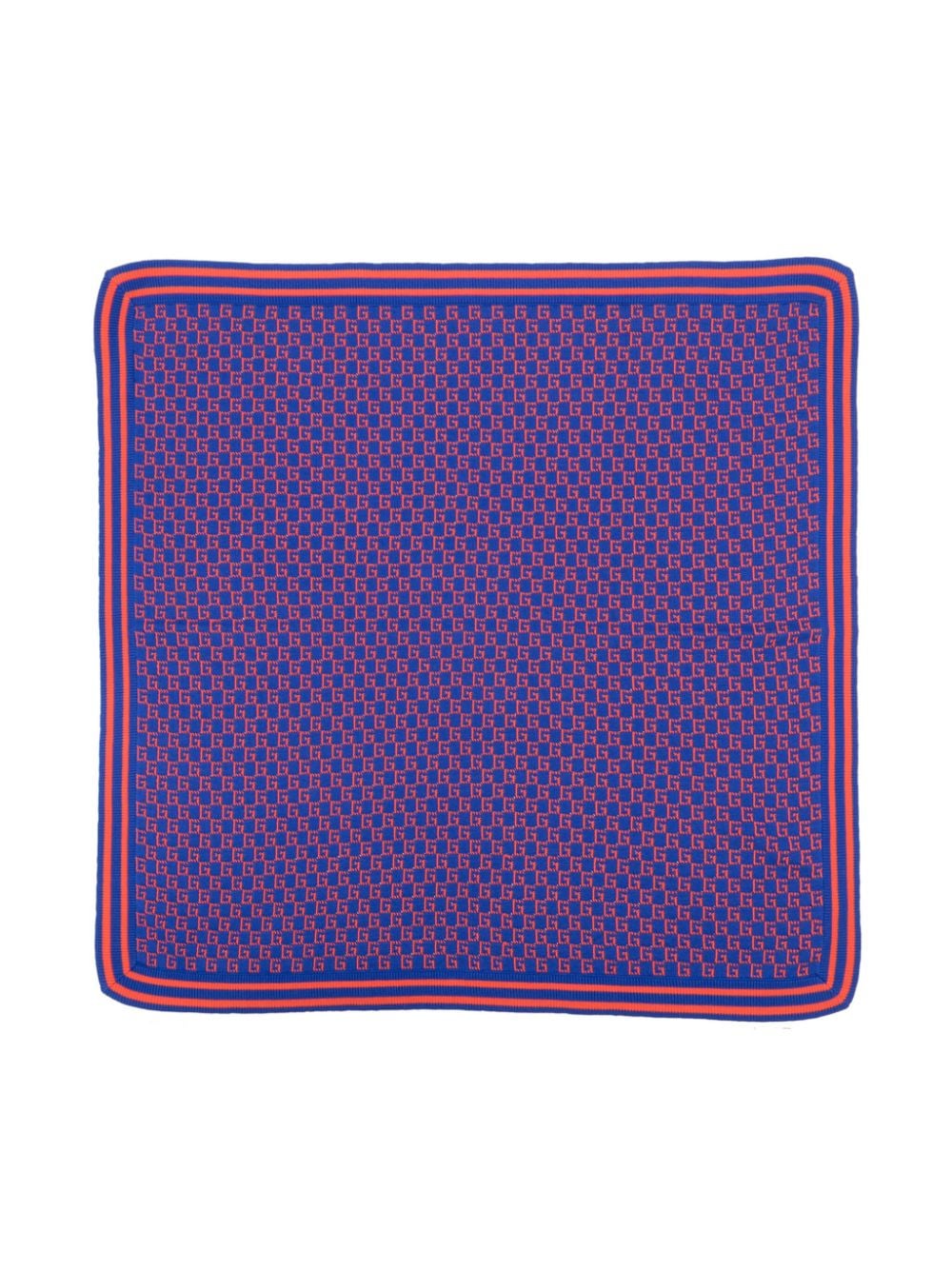 Gucci Kids Baby G Square blanket - Blue von Gucci Kids