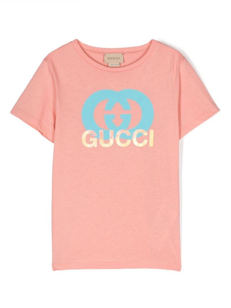 Gucci Kids Children's printed T-shirt - Pink von Gucci Kids