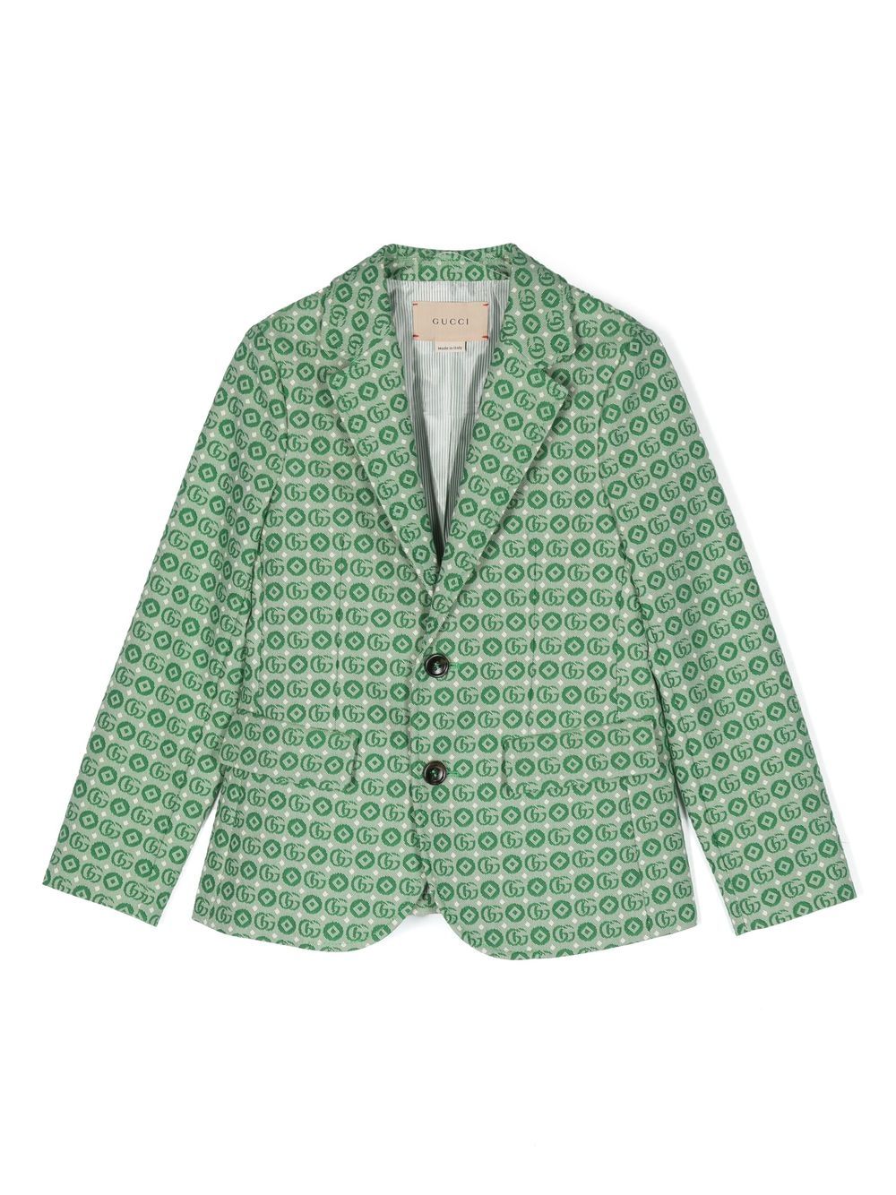 Gucci Kids Double G jacquard jacket - Green von Gucci Kids