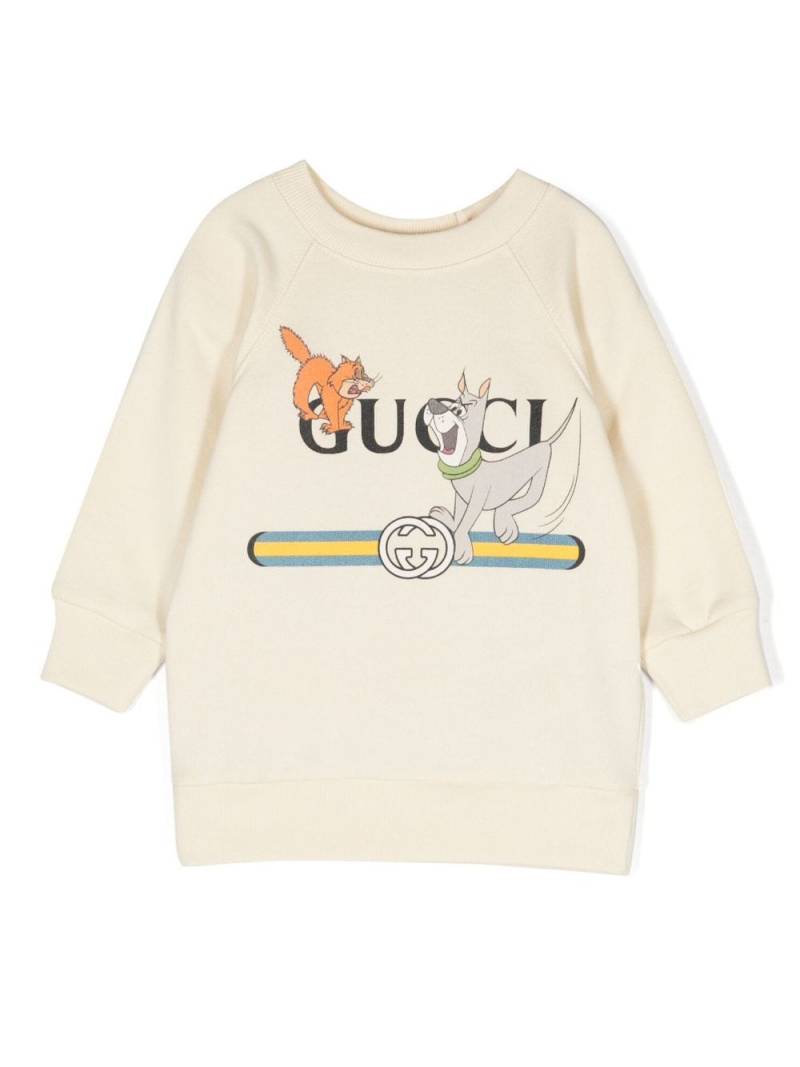 Gucci Kids x The Jetsons cotton sweatshirt - Neutrals von Gucci Kids