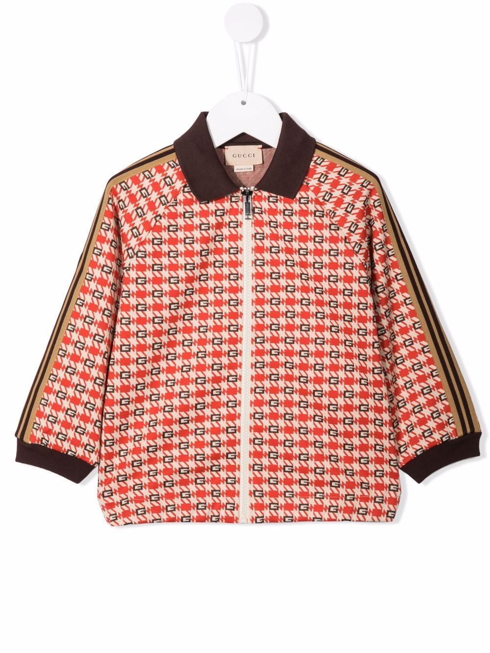 Gucci Kids G jacquard check jacket - Red von Gucci Kids