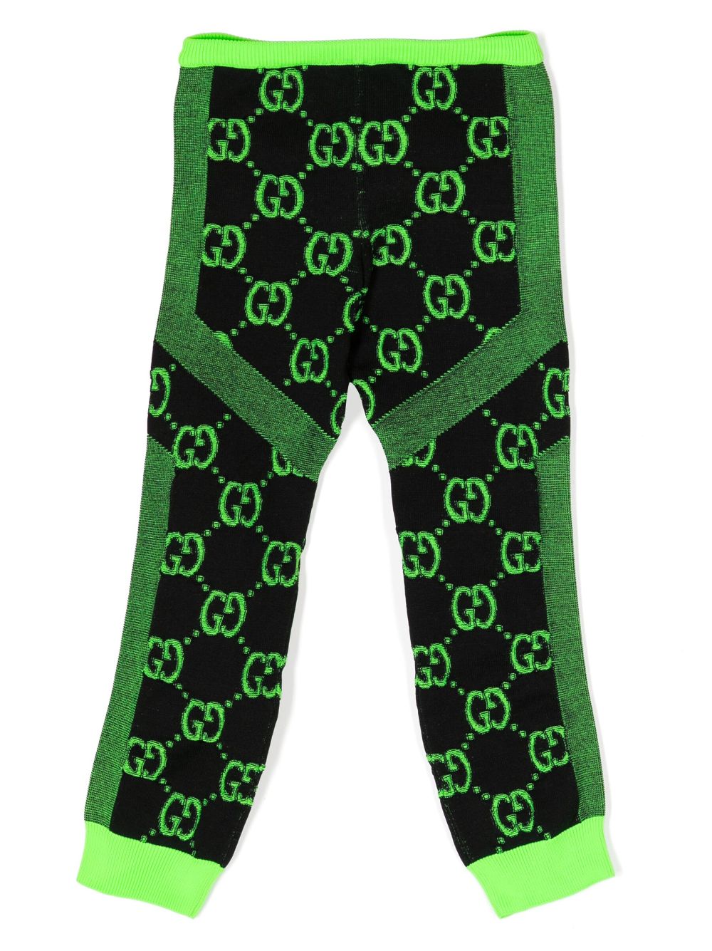 Gucci Kids GG-Supreme knitted trousers - Green von Gucci Kids