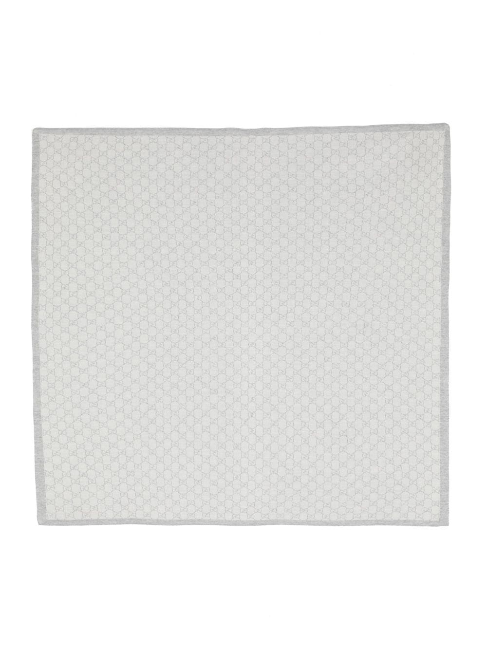 Gucci Kids GG jacquard wool blanket - Grey von Gucci Kids