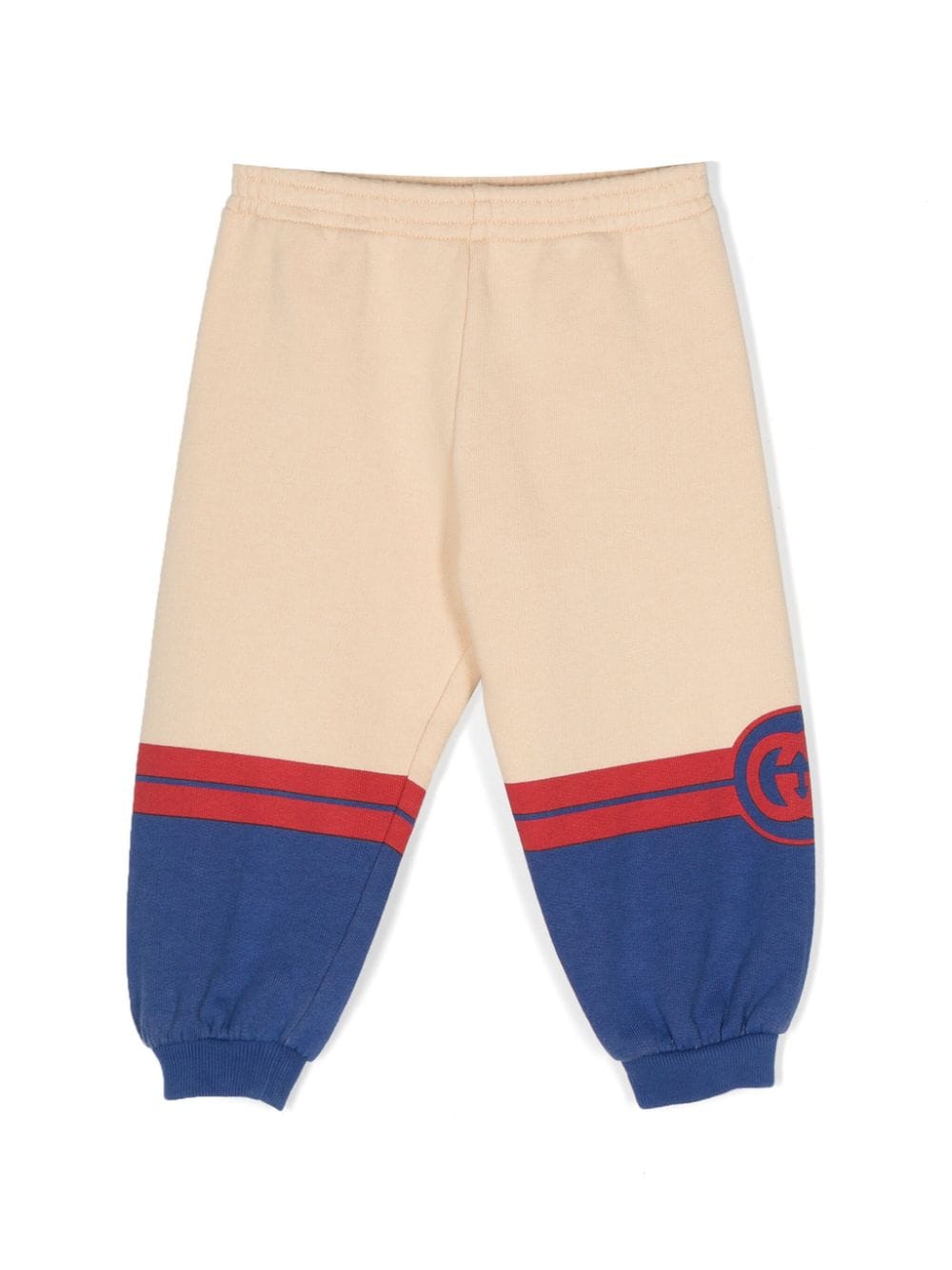 Gucci Kids Interlocking G cotton track pants - Neutrals von Gucci Kids