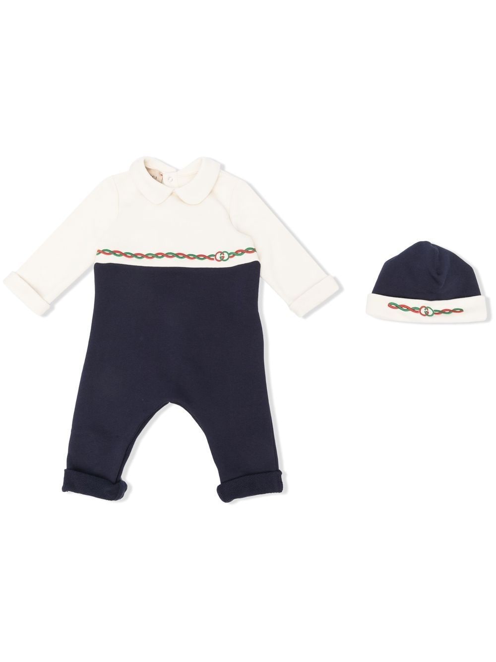 Gucci Kids Interlocking G gift set - Blue von Gucci Kids