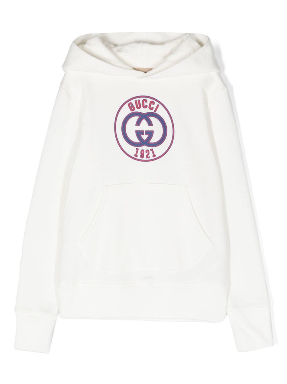 Gucci Kids Interlocking G-print cotton hoodie - White von Gucci Kids