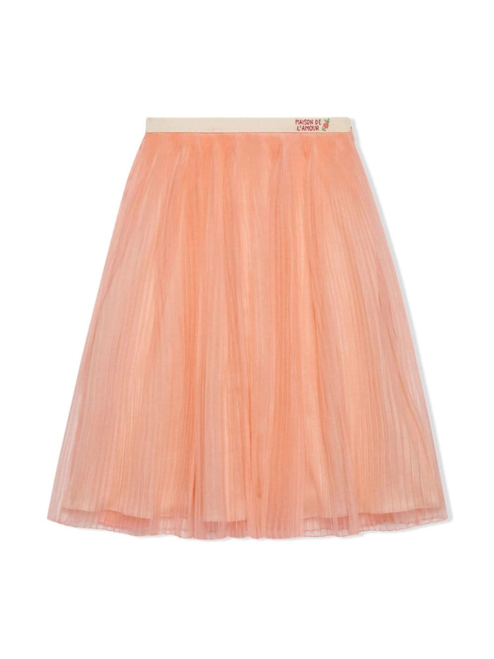 Gucci Kids Maison de L'Amour organza skirt - Pink von Gucci Kids