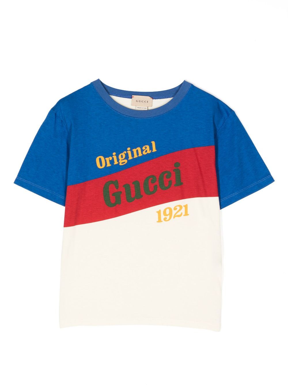 Gucci Kids Original Gucci 1921-print T-shirt - White von Gucci Kids