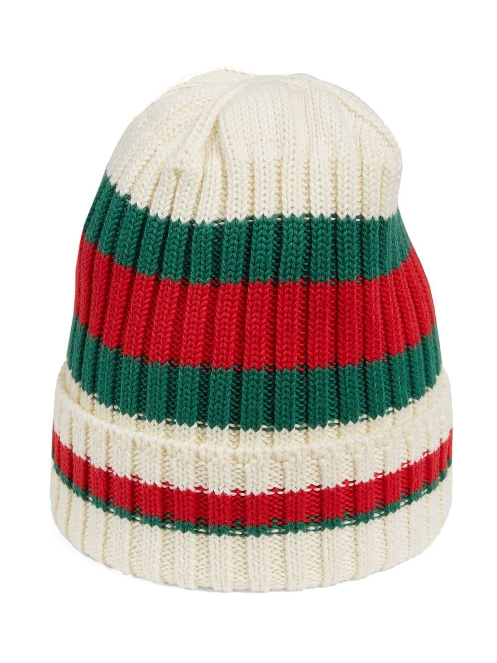 Gucci Kids Web knit beanie hat - White von Gucci Kids