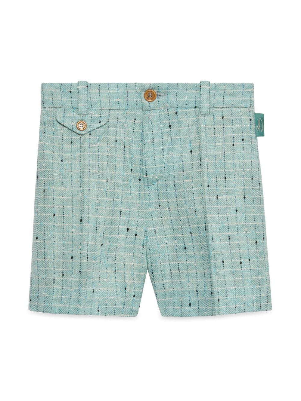 Gucci Kids check-pattern wool shorts - Blue von Gucci Kids