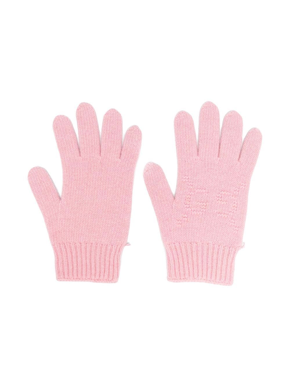 Gucci Kids full-finger wool gloves - Pink von Gucci Kids