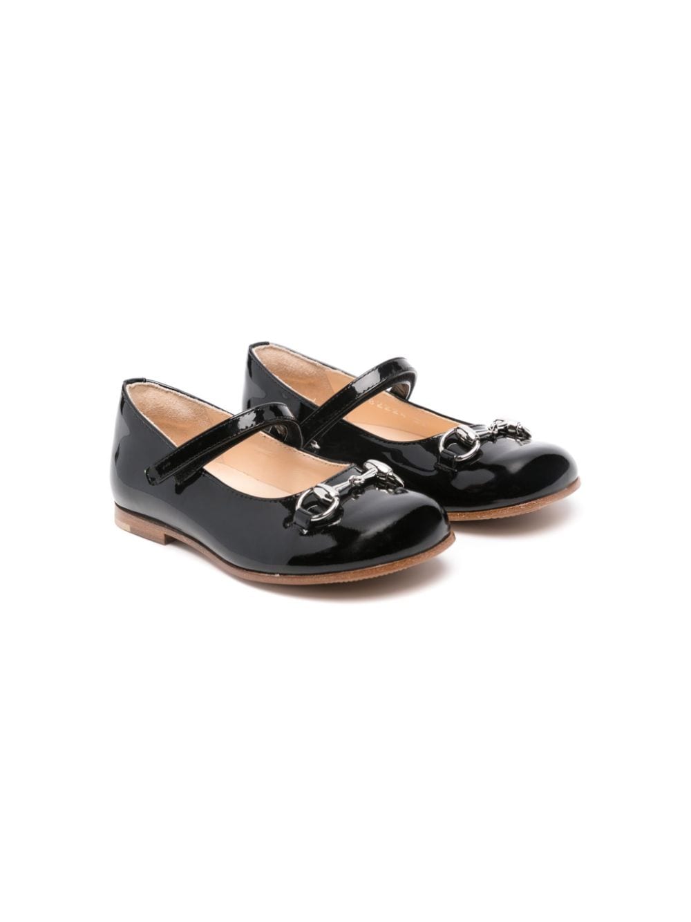 Gucci Kids horsebit ballerina pumps - Black von Gucci Kids