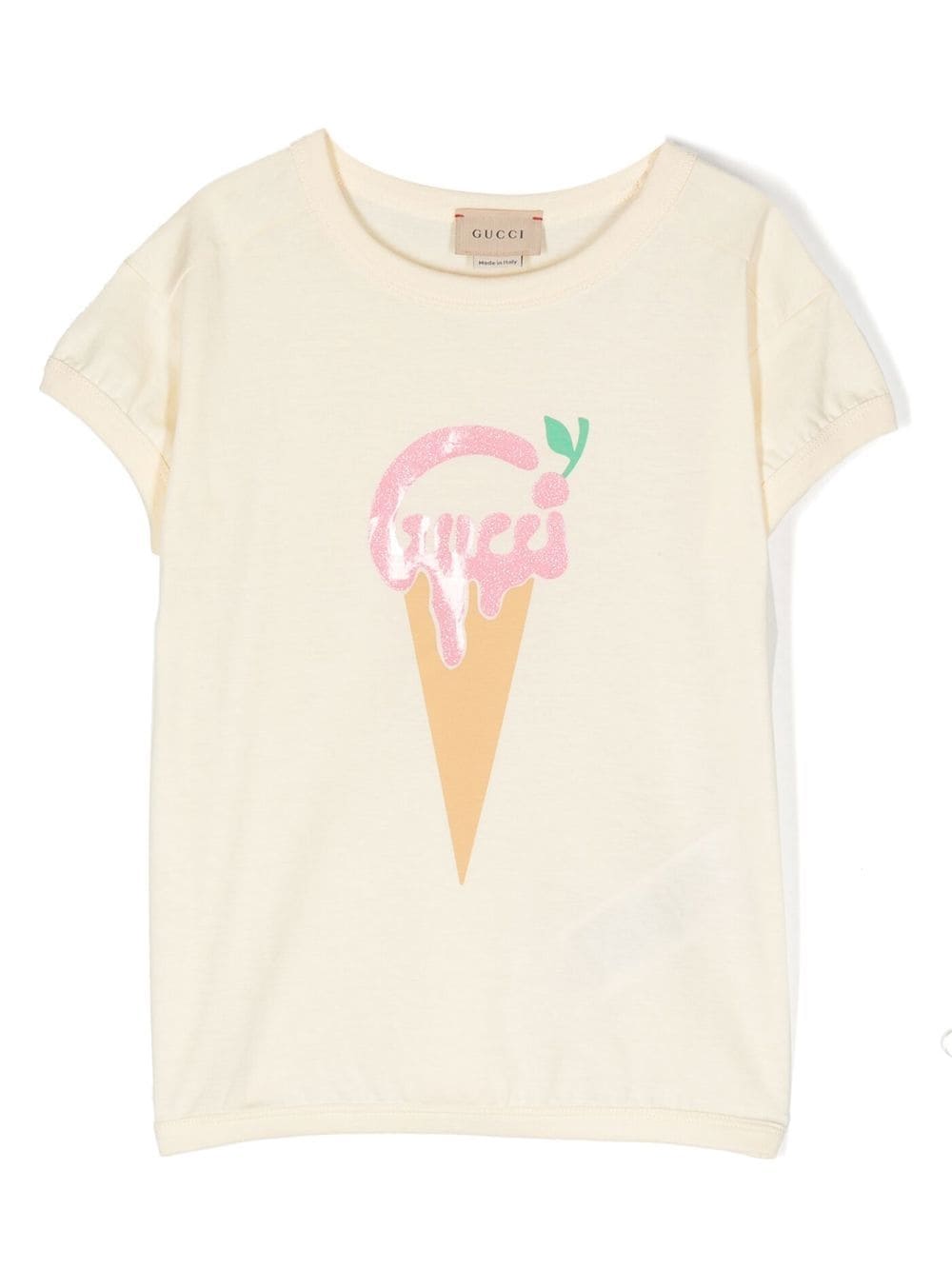 Gucci Kids ice cream logo-print T-shirt - Neutrals von Gucci Kids