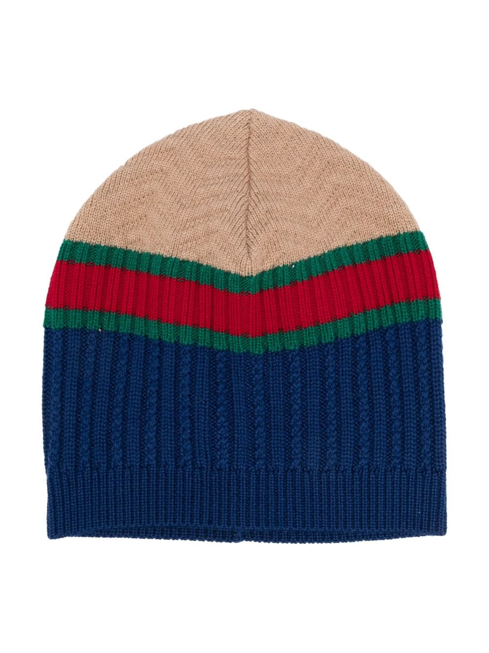 Gucci Kids knitted wool beanie - Neutrals von Gucci Kids