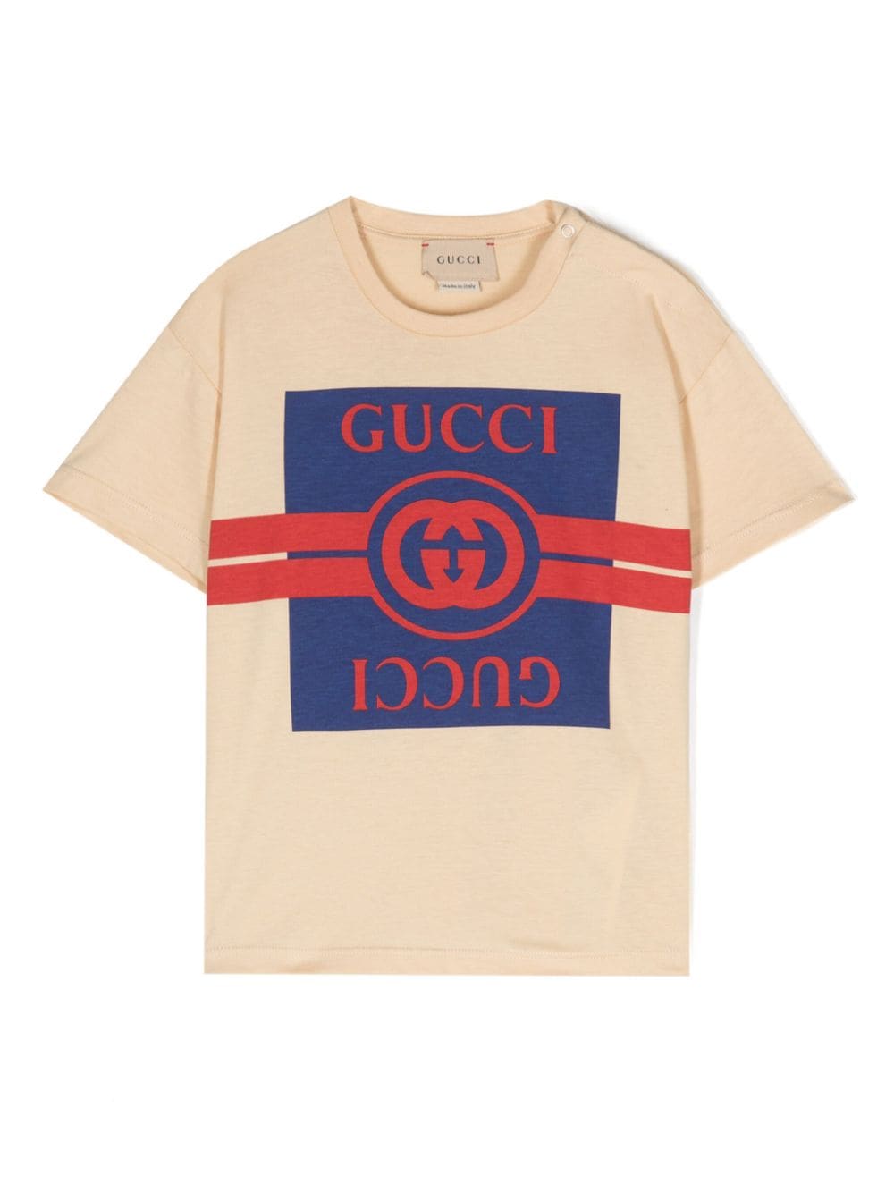 Gucci Kids logo-print T-shirt - Neutrals von Gucci Kids