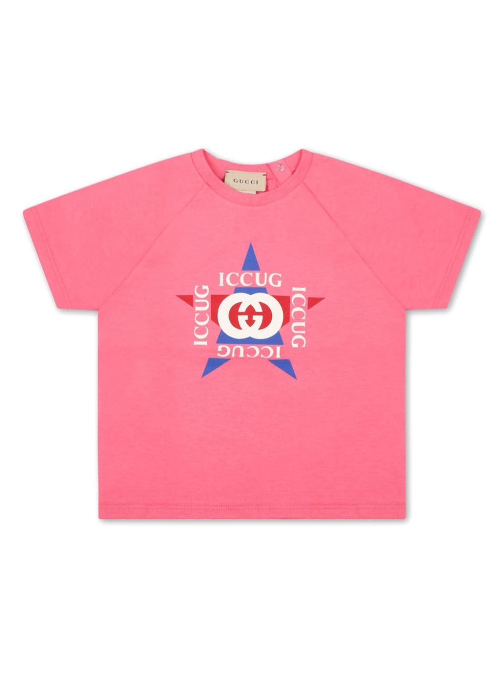 Gucci Kids logo-print T-shirt - Pink von Gucci Kids