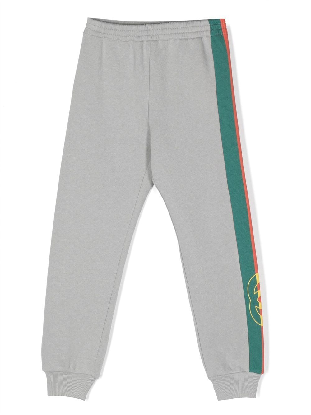 Gucci Kids logo-print cotton track pants - Grey von Gucci Kids