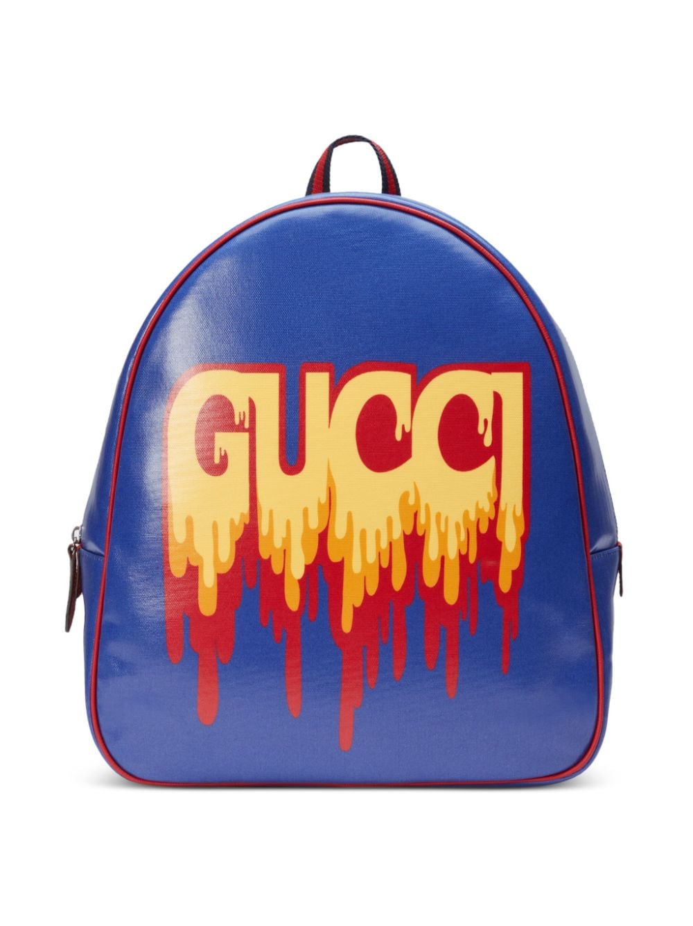 Gucci Kids logo-print faux-leather backpack - Blue von Gucci Kids