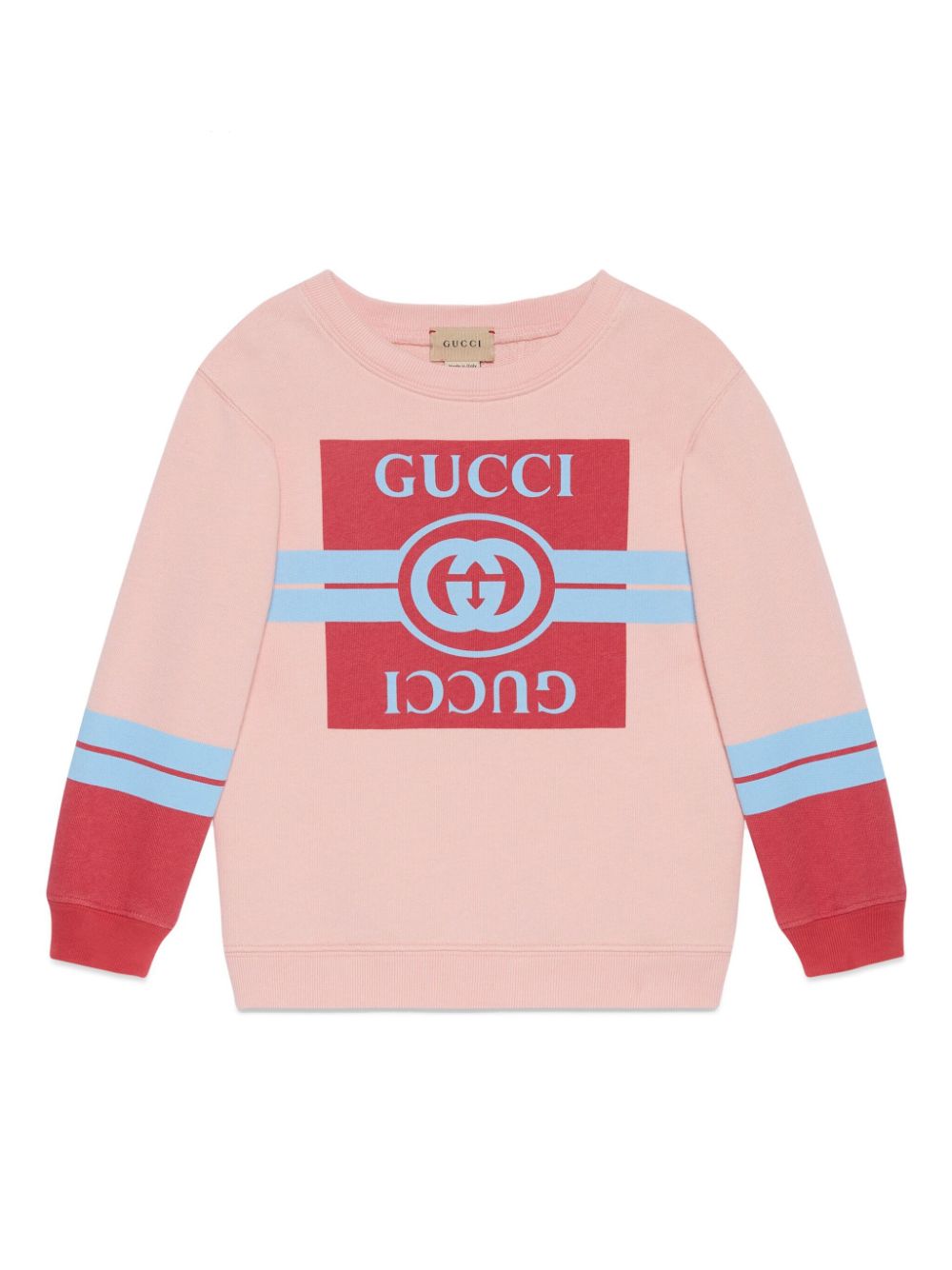 Gucci Kids logo-print jersey sweatshirt - Pink von Gucci Kids