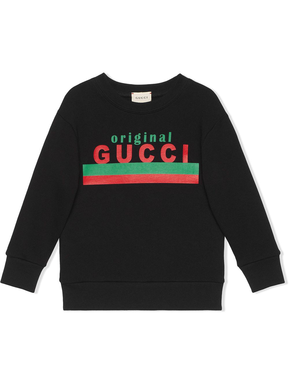 Gucci Kids logo-print sweatshirt - Black von Gucci Kids