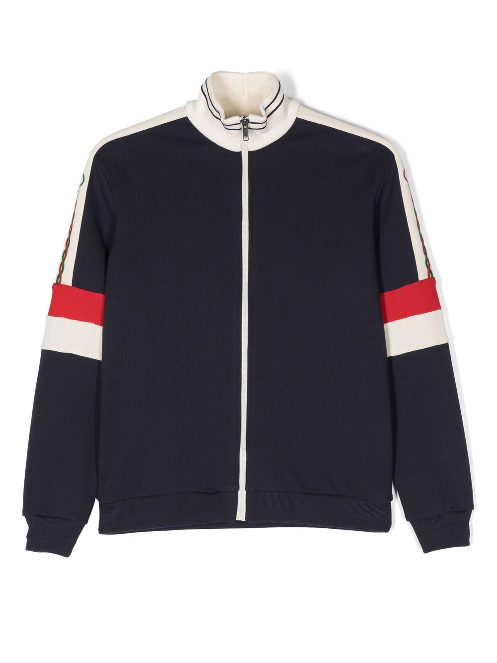 Gucci Kids long-sleeve zip-up jacket - Blue von Gucci Kids