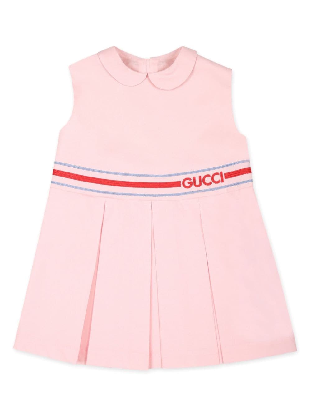 Gucci Kids pleated sleeveless dress - Pink von Gucci Kids