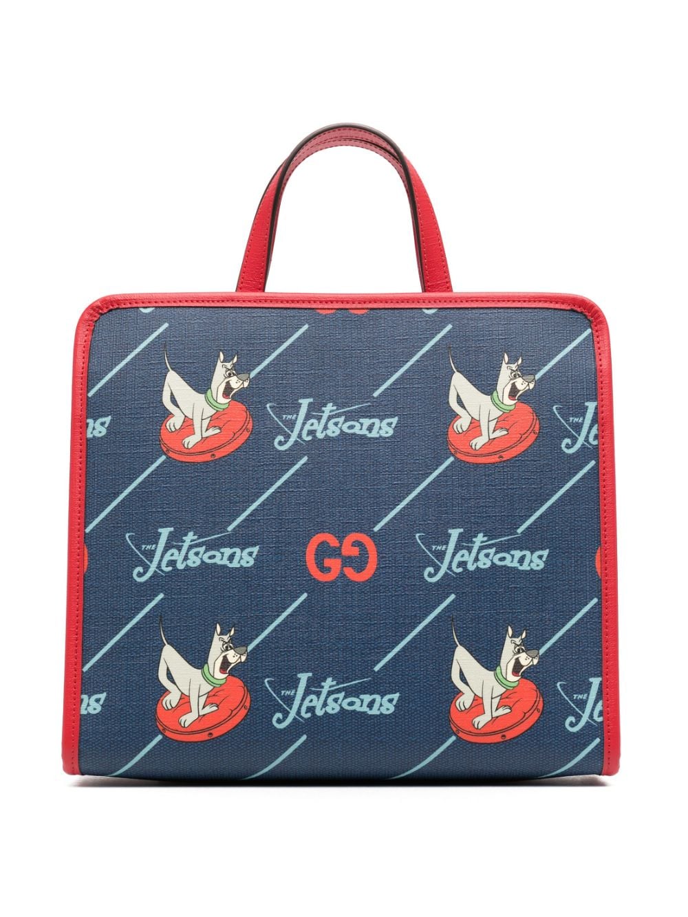 Gucci Kids x Jetsons logo-print handbag - Blue von Gucci Kids