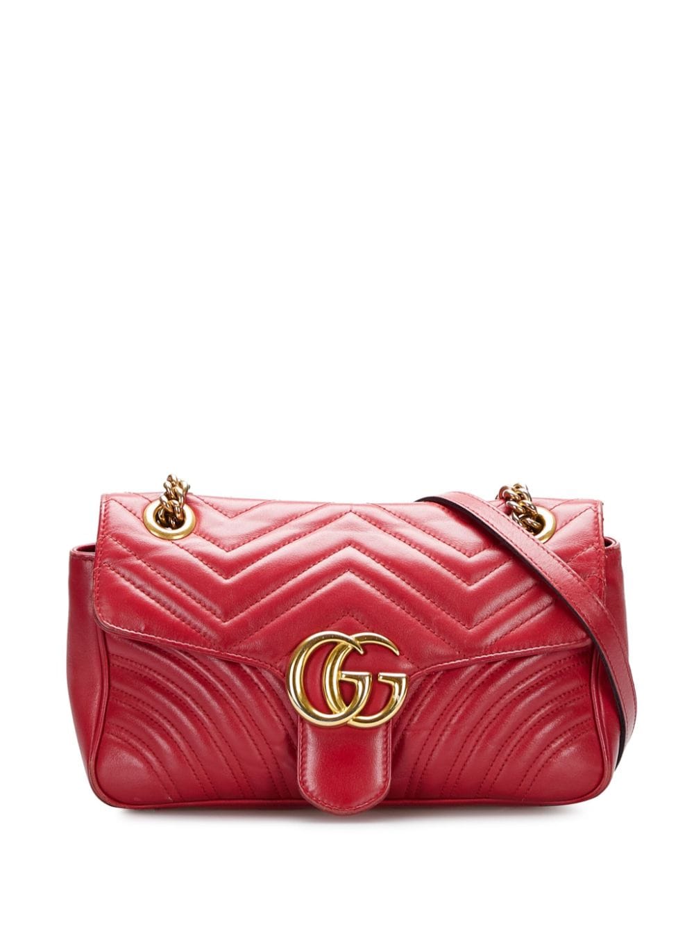 Gucci Pre-Owned 2000-2015 GG Marmont shoulder bag - Red von Gucci Pre-Owned
