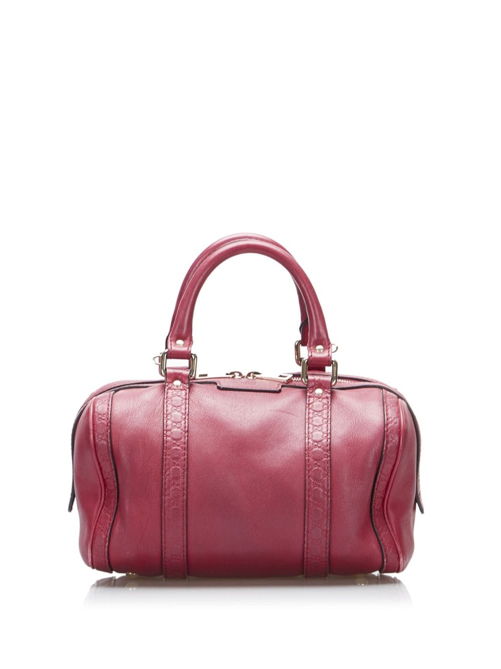 Gucci Pre-Owned 2000-2015 Microguccissima boston bag - Red von Gucci Pre-Owned
