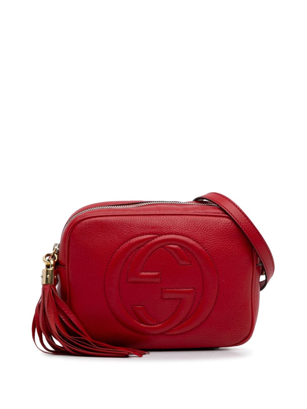 Gucci Pre-Owned 2000-2015 Small Leather Soho Disco crossbody bag - Red von Gucci Pre-Owned