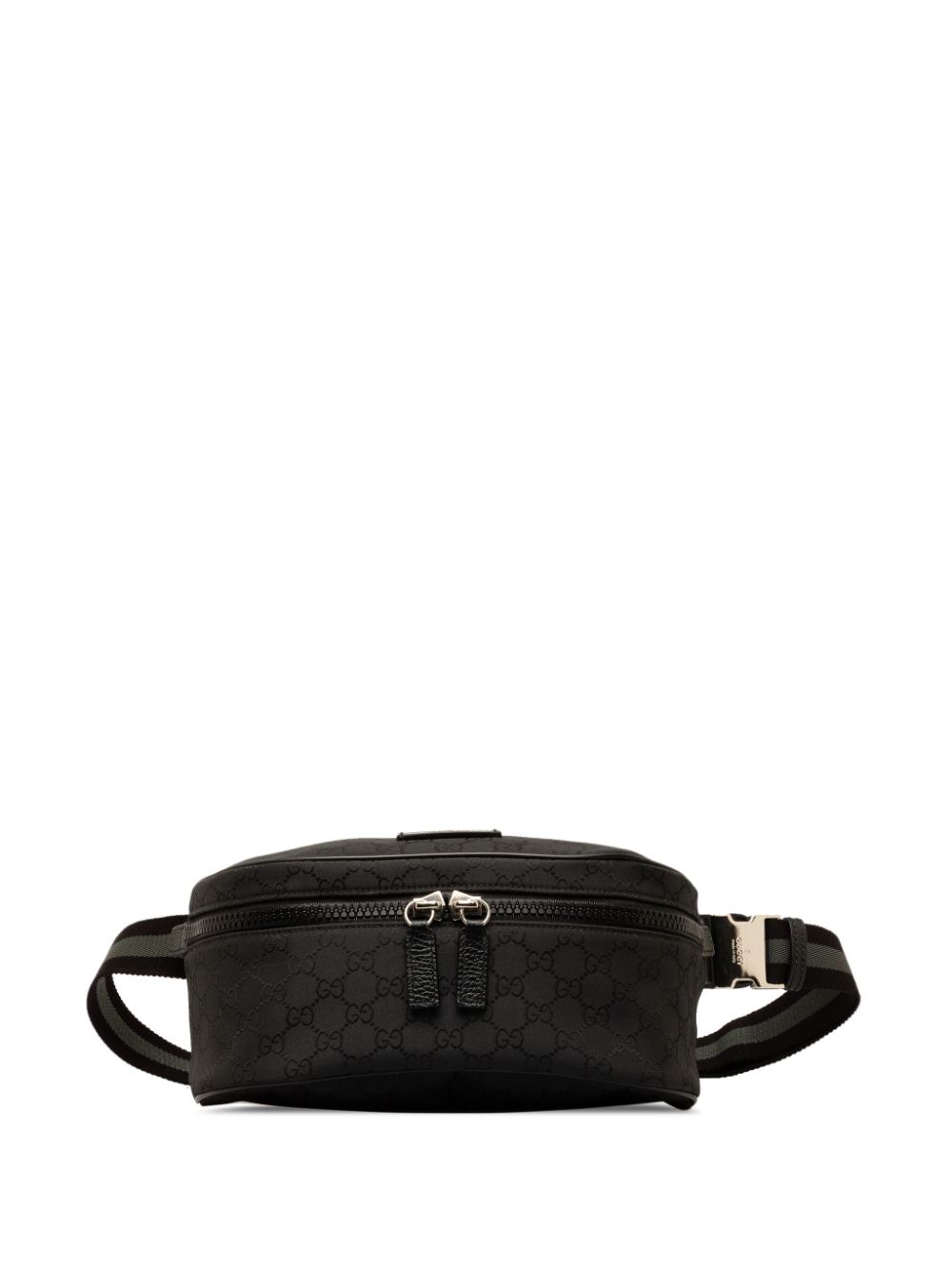 Gucci Pre-Owned 2000-2015 Techno Web Canvas belt bag - Black von Gucci Pre-Owned