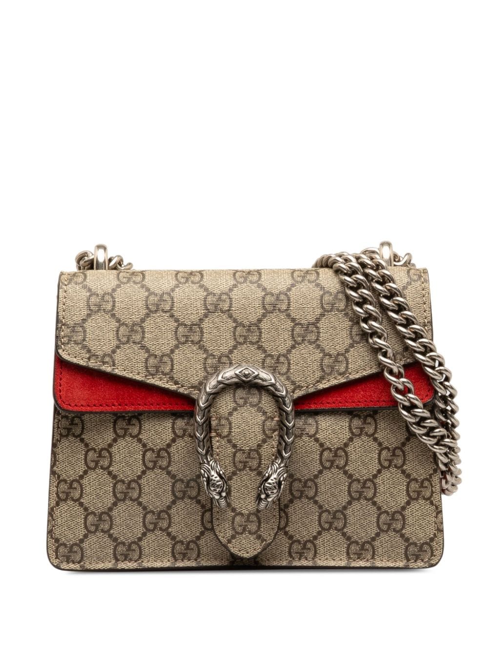 Gucci Pre-Owned 2015-2023 Mini GG Supreme Dionysus crossbody bag - Brown von Gucci Pre-Owned