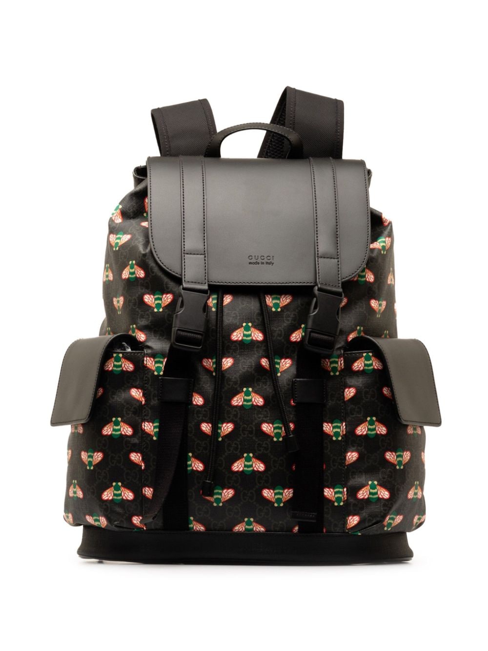 Gucci Pre-Owned 2016-2023 GG Supreme Bestiary Bee backpack - Black von Gucci Pre-Owned
