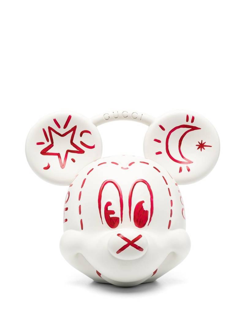 Gucci Pre-Owned 2019 Runaway Mickey Mon Petit Chou handbag - White von Gucci Pre-Owned