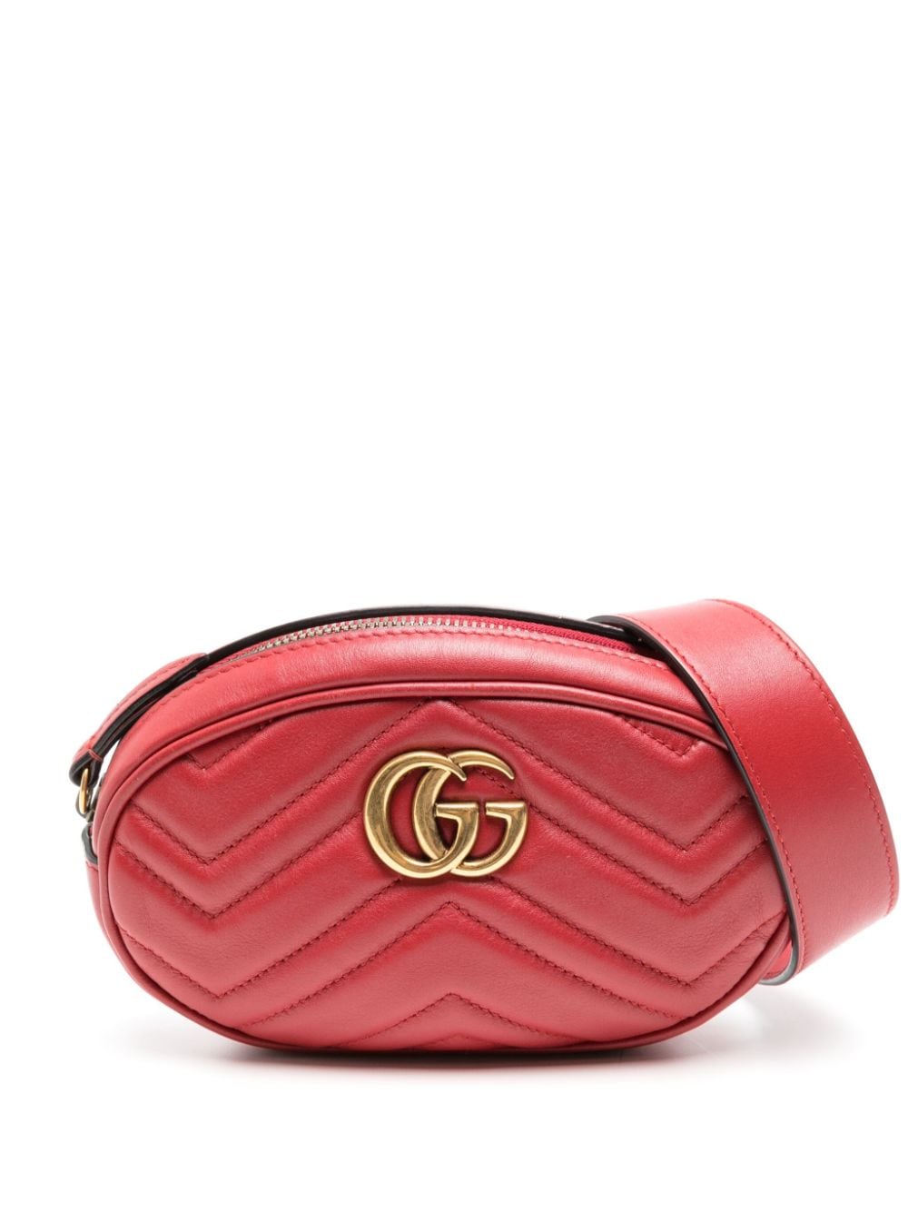 Gucci Pre-Owned GG Marmont belt bag - Red von Gucci Pre-Owned