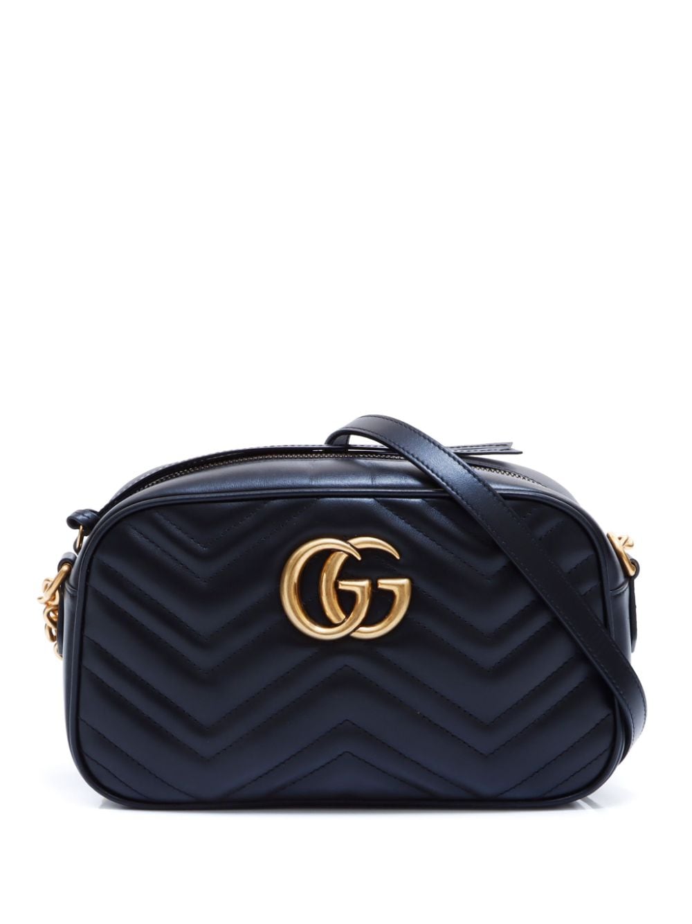 Gucci Pre-Owned GG Marmont shoulder bag - Black von Gucci Pre-Owned