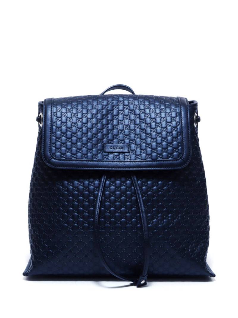 Gucci Pre-Owned Guccissima backpack - Black von Gucci Pre-Owned