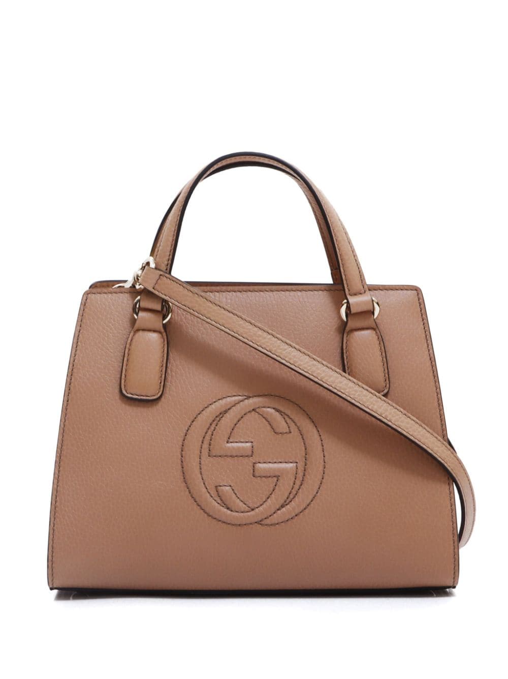 Gucci Pre-Owned Soho leather handbag - Neutrals von Gucci Pre-Owned